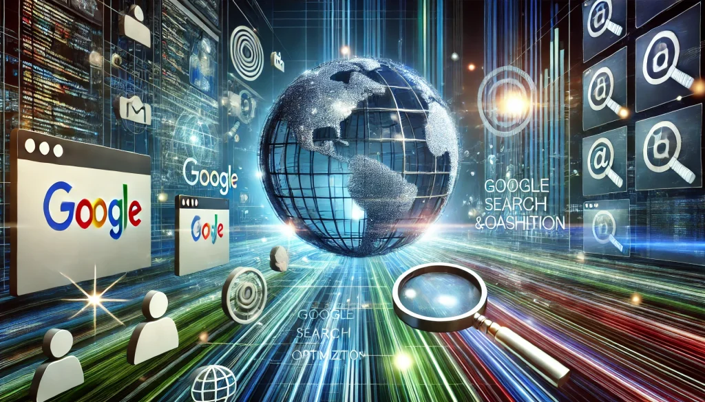 Here is the generated landscape image for "Google Search Cache: A Comprehensive Guide to Optimizing Performance." It visually represents concepts of caching, connectivity, and optimized web performance with digital and futuristic elements.